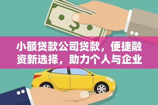 泗礁小额贷款公司贷款，便捷融资新选择，助力个人与企业成长