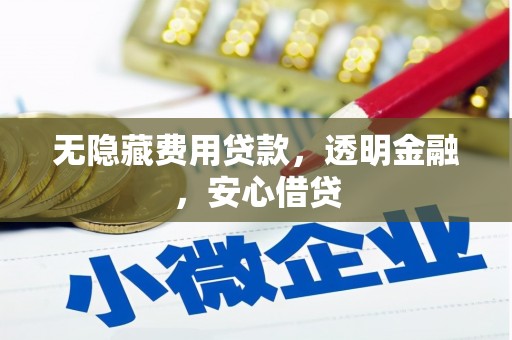 泗礁无隐藏费用贷款，透明金融，安心借贷