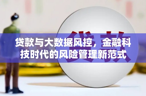 泗礁贷款与大数据风控，金融科技时代的风险管理新范式
