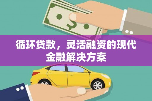 泗礁循环贷款，灵活融资的现代金融解决方案