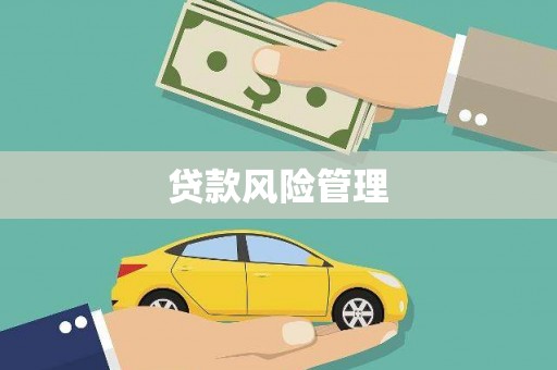 泗礁贷款风险管理