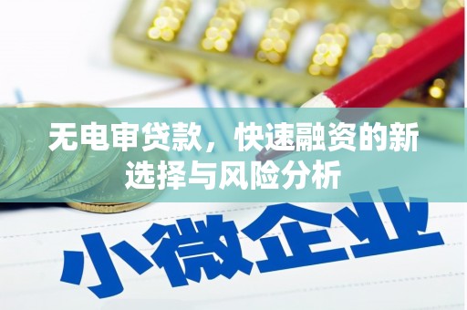 泗礁无电审贷款，快速融资的新选择与风险分析