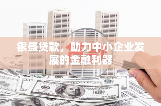 泗礁银盛贷款，助力中小企业发展的金融利器