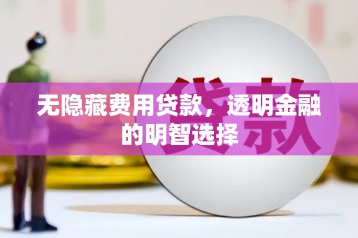 泗礁无隐藏费用贷款，透明金融的明智选择
