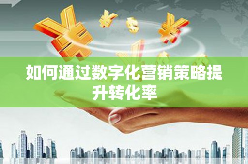 泗礁如何通过数字化营销策略提升转化率