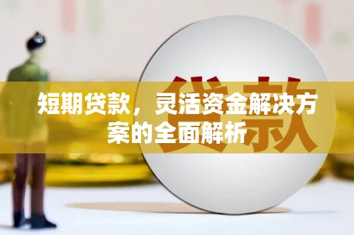 泗礁短期贷款，灵活资金解决方案的全面解析