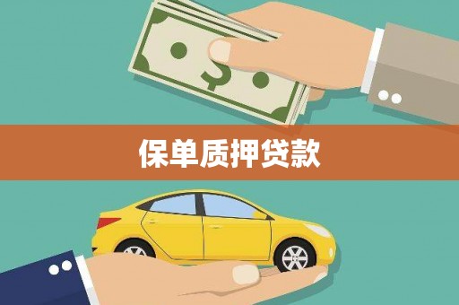 泗礁保单质押贷款