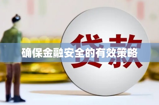 泗礁确保金融安全的有效策略